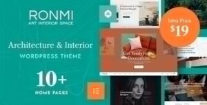 Ronmi – Architecture and Interior Design WordPress Theme