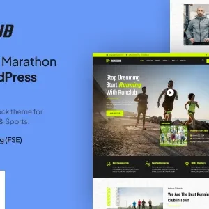 Runclub – Running Club, Marathon & Sports FSE WordPress Theme