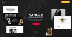 Sanger – Personal Portfolio for Creatives Theme