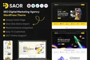 Saor  – SEO Digital Marketing Agency WordPress Theme