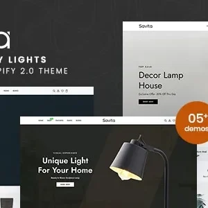 Savita - Lamp & Luxury Lights Responsive Shopify 2.0 Theme