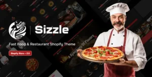 Sizzle – Fast Food & Restaurant Shopify Theme