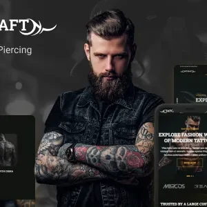 Tatcraft Tattoo Shop Shopify Theme