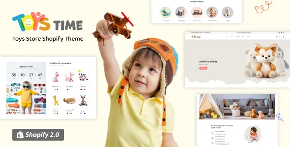 Toys Time - Kids Clothing, Toys Shopify Theme