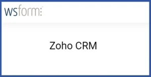 WS Form PRO Zoho