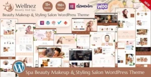 Wellnez – Beauty Spa & Wellness Salon WordPress Theme