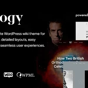 Wikilogy 2.0.2 – Wiki & News Theme