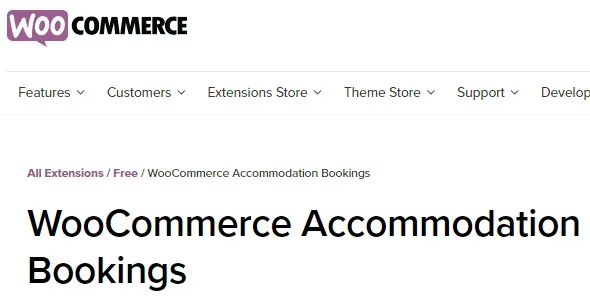 WooCommerce Accommodation Bookings 1.3.1