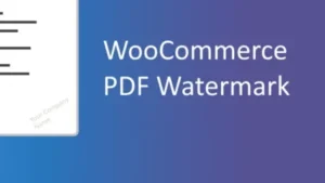 Woocommerce PDF Watermark