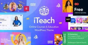 iTeach – Online Courses & Education WordPress Theme