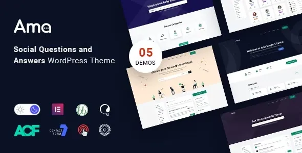 AMA 1.4.2 – WordPress bbPress Forum Theme with Social Questions and Answers