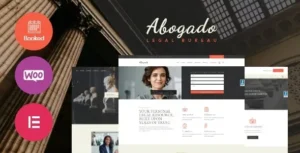 Abogado  – Lawyer Firm & Legal Bureau WordPress Theme