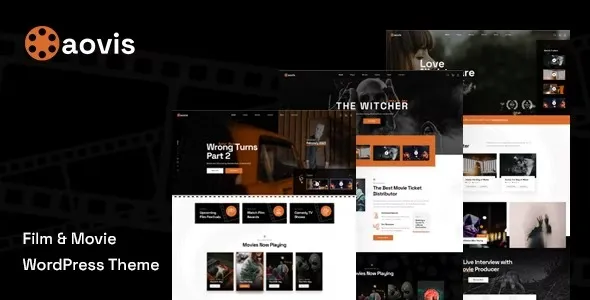 Aovis 1.1.3 – Booking Movie Tickets WordPress Theme