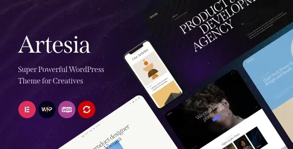 Artesia 1.13.0 – WordPress Theme for Creatives