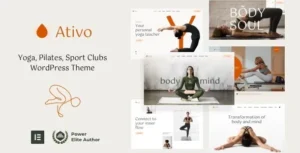 Ativo – Pilates Yoga WordPress Theme