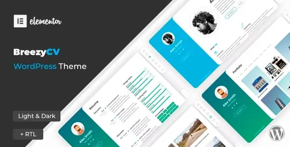 BreezyCV 1.8.0 – CV/Resume WordPress Theme