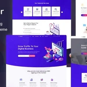 Caspiar - Digital Marketing & Agency WordPress Theme
