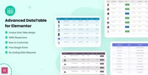 Datalentor– Advanced DataTable for Elementor