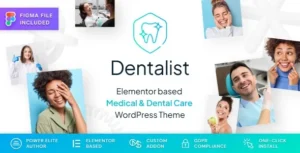 Dentalist  – Medical and Dentist WordPress Theme