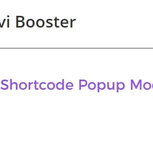 Divi Shortcode Popup Module
