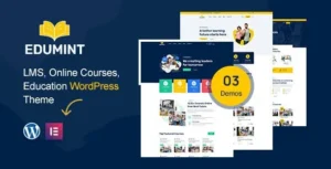 Edumint  – LMS, Online Courses, Education WordPress Theme