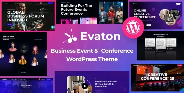 Evaton 1.0.0 – Event Conference & Meetup WordPress Theme