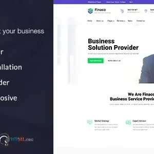 Finaco – Consulting & Business WordPress Theme