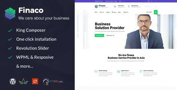 Finaco 2.8 – Consulting & Business WordPress Theme