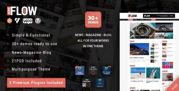 Flow News 3.1 – Magazine and Blog WordPress Theme