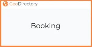 GeoDirectory Booking Engine