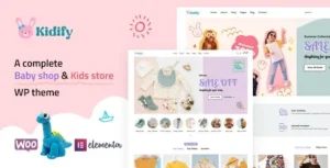 Kidify  – Baby & Kids store eCommerce Woocommerce Theme