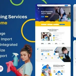 Kleanix – Cleaning Service WordPress Theme