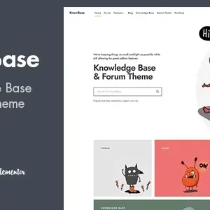 KnowBase – A Helpdesk & bbPress WordPress Theme