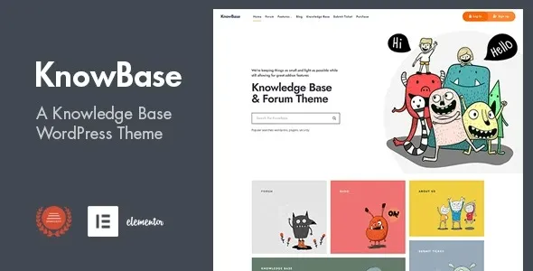 KnowBase 2.0 – A Helpdesk & bbPress WordPress Theme