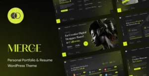 Merge – Personal Portfolio & Resume WordPress Theme