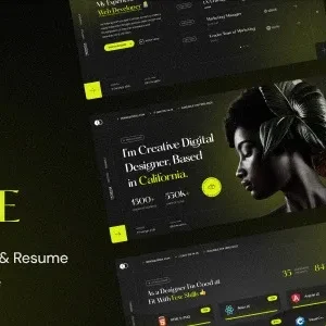 Merge – Personal Portfolio & Resume WordPress Theme