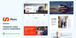 Morz  – Transportation WordPress Theme