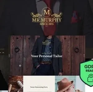 Mr. Murphy - Custom Dress Tailoring Clothing WordPress Theme