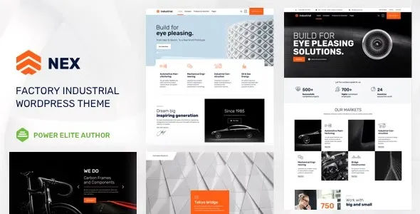 Nex 19 – Industrial WordPress Theme