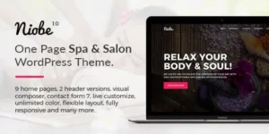 Niobe– Spa & Salon WordPress Theme