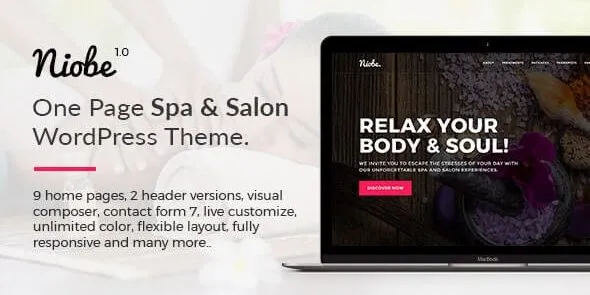 Niobe 1.2.8 – Spa & Salon WordPress Theme