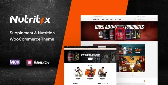 Nutritix 1.2.6 – Supplement & Nutrition WooCommerce Theme