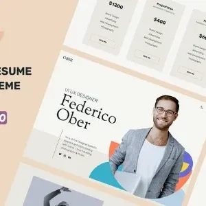 Ober – CV/Resume & Personal Portfolio WordPress