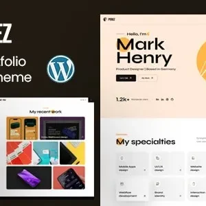 Perez – Personal Portfolio WordPress Theme
