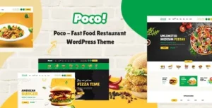 Poco  – Fast Food Restaurant WordPress Theme