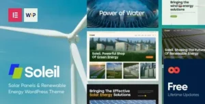 Soleil  – Solar Panels & Renewable Energy WordPress Theme