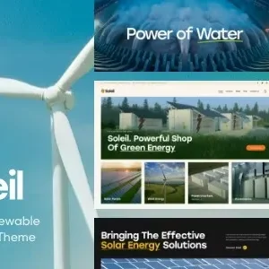Soleil – Solar Panels & Renewable Energy WordPress Theme