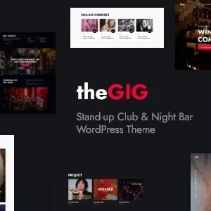 The Gig – Stand-up Club & Night Bar WordPress Theme