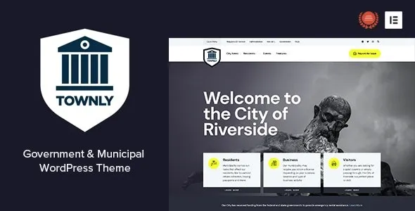 Townly 1.2 – Government & Municipal WordPress Theme