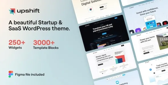 Upshift – Startup & SaaS WordPress Theme